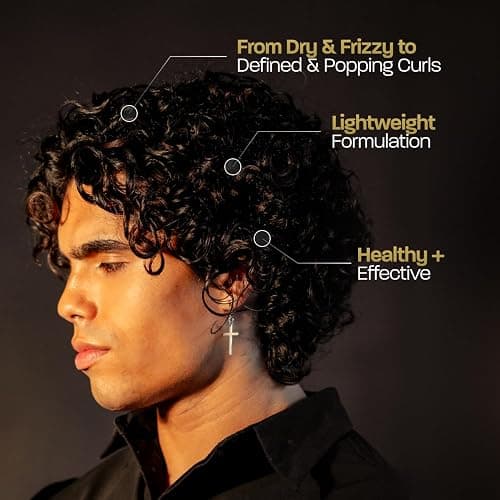BASED Leave-In Conditioner, Instant Frizz Control, Hydrates & Nourishes Hair, Premium Leave-In Conditioner for Men, Healthy Frizz-Free Hair in Minutes (6.8 Fl Oz Pack of 1) thumbnail 4