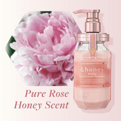 [Genuine Product] &honey Melty Moist Repair Shampoo & Conditioner Set 440mL+450g/14.87.fl.Oz+15.69Oz Sulfate-Free Moisturizing Hair Care Tame Frizz Waves thumbnail 5