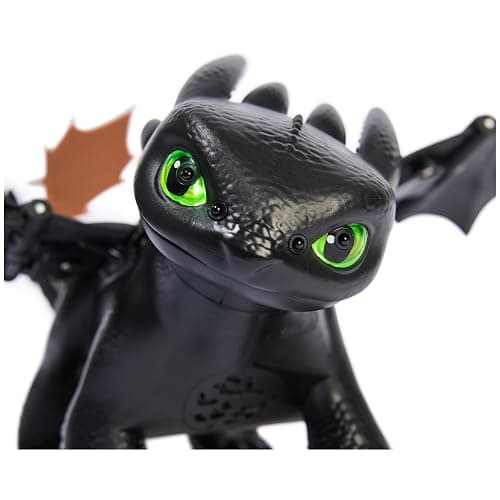 DreamWorks Dragons How to Train Your Dragon, Tame & Train Interactive Toothless with 60 Sounds & Reactions, Kids Toys for Boys & Girls Ages 4 & up thumbnail 8