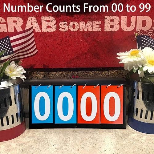 APORO Portable Table Top Scoreboard Flipper, Multi Sports Score Flip Scoreboard thumbnail 4