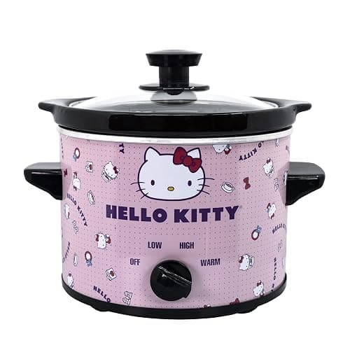Uncanny Brands Hello Kitty 2qt Slow Cooker - Cook With Your Favorite Sanrio Characters - Image 1