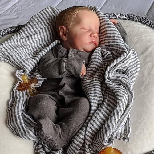 CHAREX Reborn Baby Dolls - 18 inch Realistic Baby Doll Boy Real Life Baby Dolls Lifelike Newborn Baby Real Looking Birthday Gift Toy with Full Accessories for Age 3+ thumbnail 2