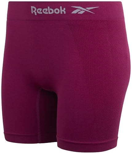 Reebok Womens Boyshorts Underwear - 3 Pack Soft Stretch 6" Inseam Long Leg Boyshort Panties Seamless Underwear for Women thumbnail 5