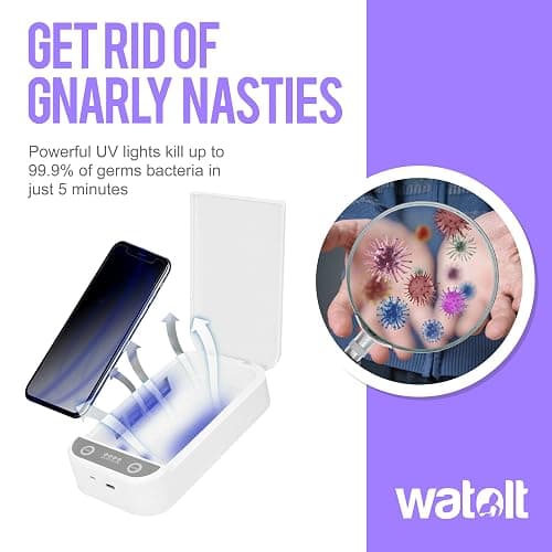 Watolt UV Light Sanitizer - Cell Phone Sanitizer Cleaner Box for Smartphone iPhone thumbnail 5