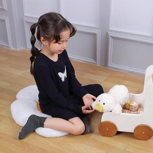 Apricot Lamb Toys Plush Yellow Lying Duck Stuffed Animal Soft Cuddly Perfect for Kids 12 Inches thumbnail 2