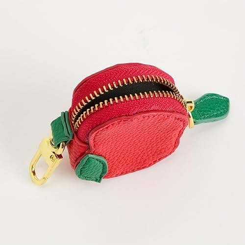 RICHTRUE Cute Strawberry Leather Bag Charm Y2k Keychain with Zipper Preppy Purse Charm Cutecore Accessories Aesthetic Stuff thumbnail 6