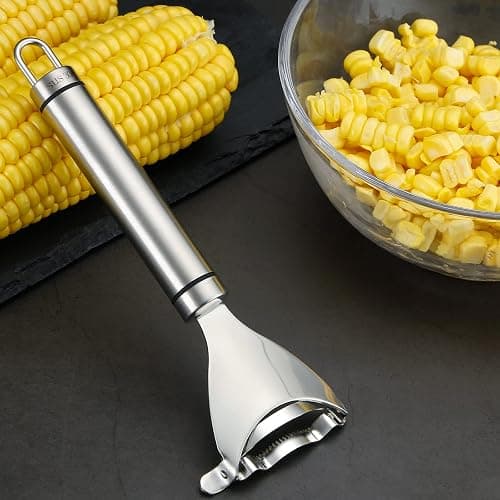 Corn Peeler Stainless Stee Corn Cob Stripper Tool Corn Thresher from the Cob, Removes Corn Kernels From Corn Cobs In Seconds, Kitchen Gadget thumbnail 6