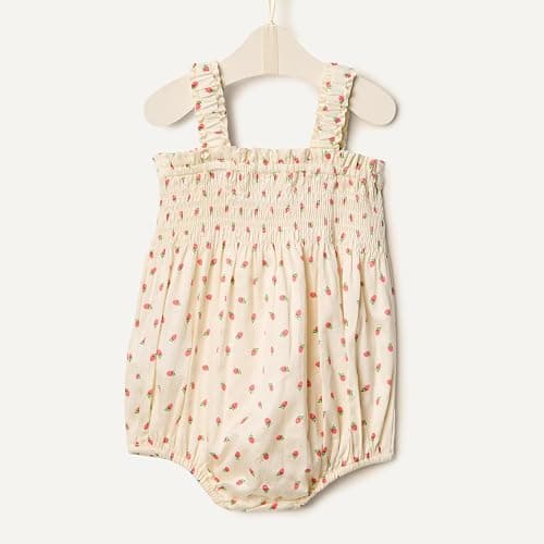 Amazon Essentials x Sofia Grainge Baby Girls' Woven Sleeveless Romper thumbnail 5
