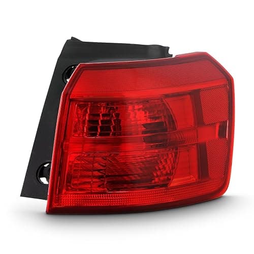 AKKON - Fits 2010-2017 GMC Terrain SL | SLE | SLT Chrome Red Tail Brake Light Outer Passenger Right Side Replacement thumbnail 2