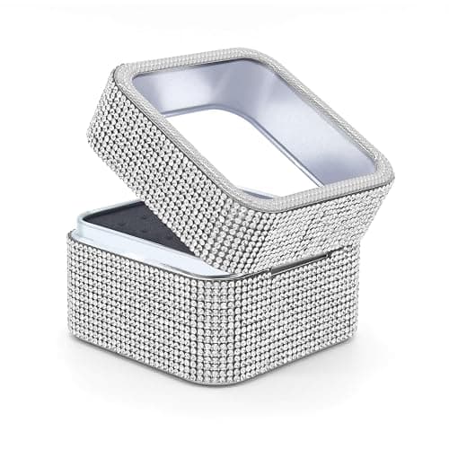 25-Loch-Nagelbohrer-Halter - Rhombus-Box E-File Nagelbohrer-Präsentationshalter, organisierende Behälter, staubgeschützte Nagelbohrer-Box für Nagelstudio-Werkzeuge (Nagelbohrer nicht inbegriffen) thumbnail 3