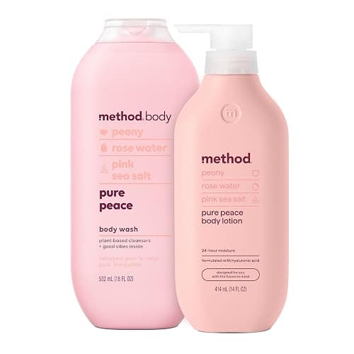 Method Body Wash (18oz) and Lotion (14oz) Gift Set, Pure Peace - Image 1