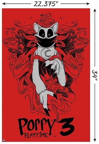 Poppy Playtime: Chapter 3 - Smoke Wall Poster, 34L" x 22.4W", Unframed Version thumbnail 3