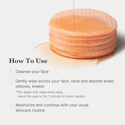 Medicube Red Succinic Acid Panthenol Facial Peeling Pads - Exfoliating Toner Pads for Breakout-Prone Skin with Niacinamide, AHA, BHA, and Soothing Panthenol - Non-Comedogenic thumbnail 5