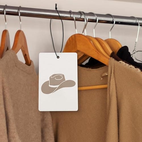 KBRCT Boho Neutral Western Car Air Freshener 4 Pcs, Howdy Preppy Cowgirl Boots Hat Horseshoe Hanging Air Freshener for Cars Closet Drawer Books, Cute Western Car Accessories for Women thumbnail 4