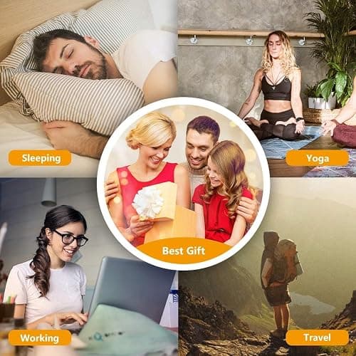 Sound Machine Easysleep White Noise Machine with 25 Soothing Sounds and Night Lights with Memory Function 32 Levels of Volume and 5 Sleep Timer Powered by AC or USB for Sleeping Relaxation (White) thumbnail 5