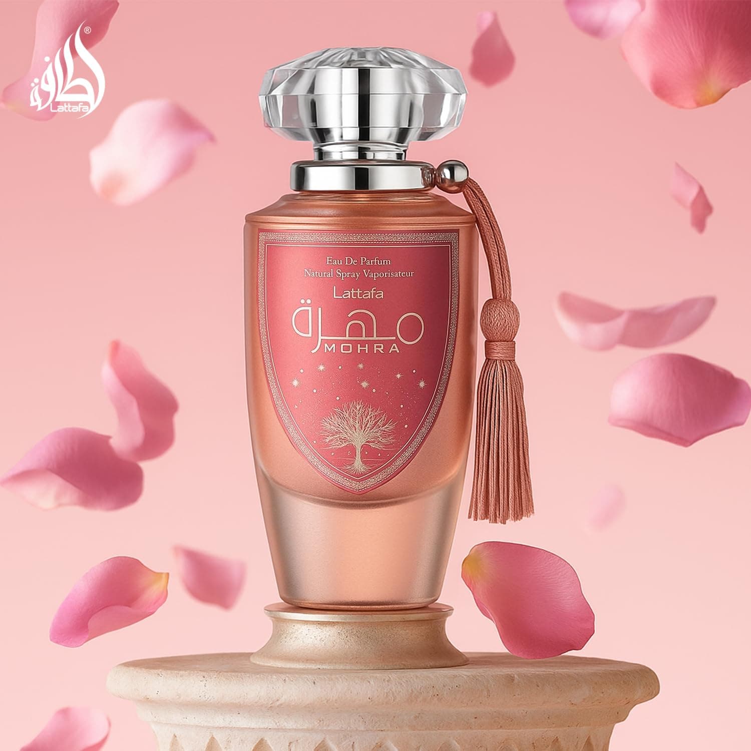 Lattafa Mohra Silky Rose Edp 100Ml Spray thumbnail 5