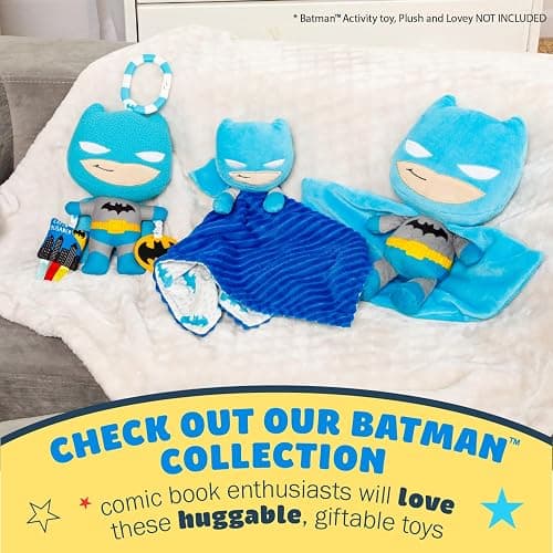 Kids Preferred WB DC Batman Cuteeze Extra Soft Plush Stuffed Superhero Toy for Baby and Toddler Boys and Girls – 12 Inch Size thumbnail 6