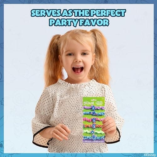Stitch 6 Piece Hair Scrunchie Set, Hair Accessories for Girls, School Rewards Party Favors, Stocking Stuffer, Birthday Gift, Spa Days, Makeovers, Ages 3 and up, by Townley Girl thumbnail 8