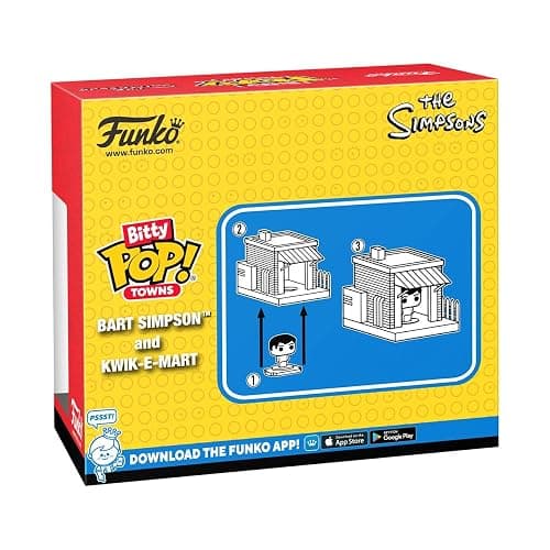 Funko Pop Bitty Town: Simpsons - Bart Simpson and Kwik-E-Mart - The Simpsons - Collectable Vinyl Figure - Gift Idea - Official Merchandise - Toys for Kids & Adults - Cartoon/Animation Fans thumbnail 3