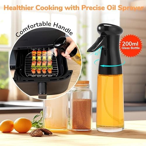 ENSINE Air Fryer Accessories for Philips Dual Basket Air Fryer 3000 Series,Compatible with Philips 5000 Series, Included Silicone Liners,Racks, Muffin Cups,loaf Tins,Food Tongs, Paper Liners,Gloves. thumbnail 7