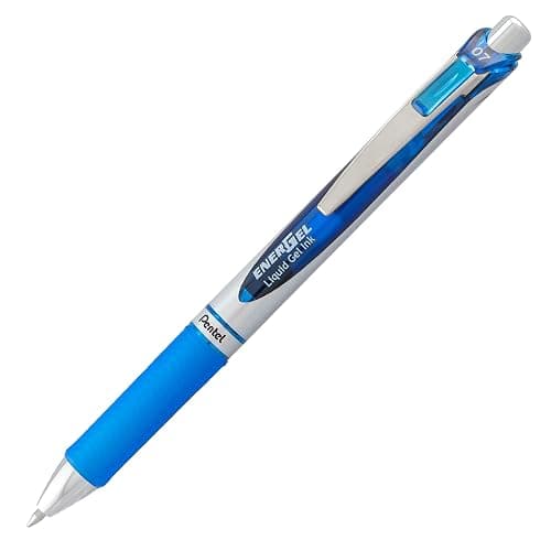 Pentel EnerGel RTX Gel Ink Pens, 0.7 Millimeter Metal Tip, Black/Red/Blue Ink, 3 Packs (BL77BP3M), Assorted thumbnail 2