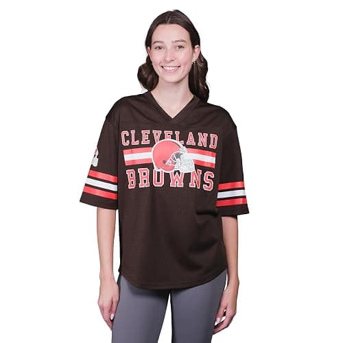 Ultra Game Women's NFL Official Soft Mesh Vintage Gameday Shirt - Image 1