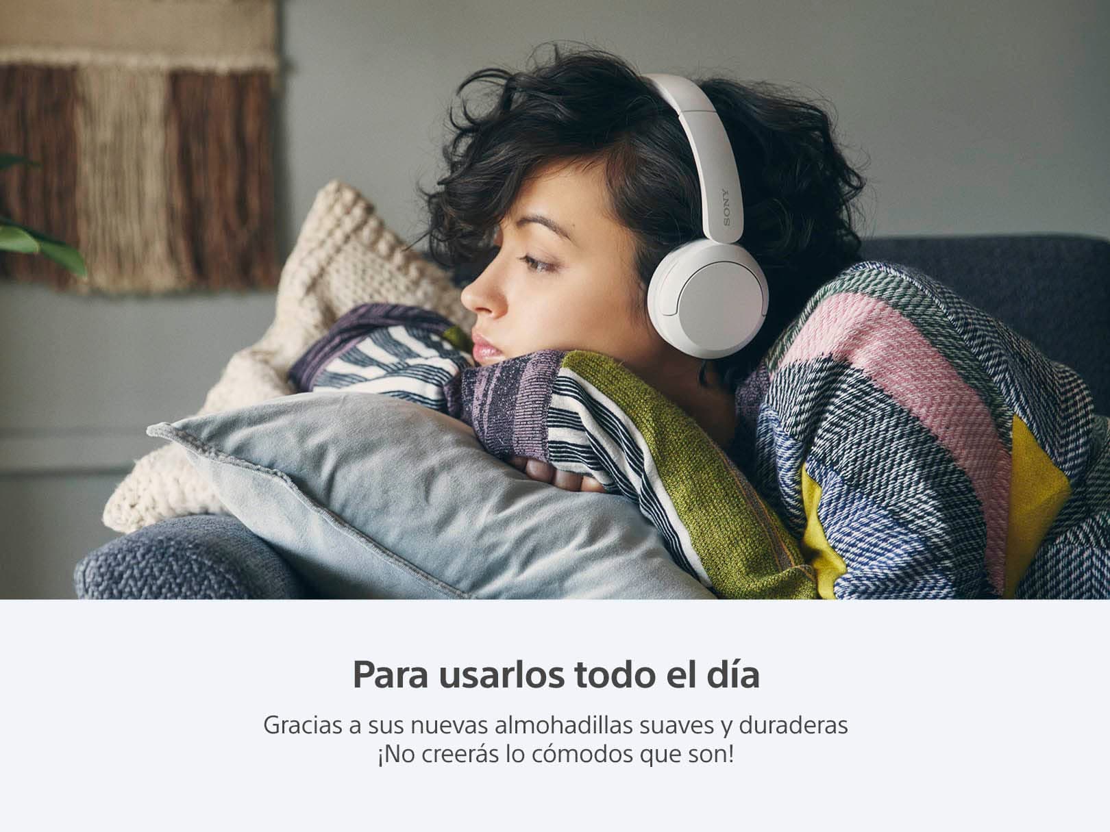Sony Audífonos inalámbricos on-Ear WH-CH520 hasta 50 Horas de duración de batería, Blanco (Versión Nacional) thumbnail 4