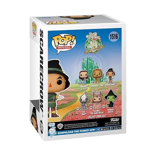 Funko POP! Movies: The Wizard of Oz - The Scarecrow - Collectable Vinyl Figure - Gift Idea - Official Merchandise - for Kids & Adults - Movies Fans - Model Figure for Collectors and Display thumbnail 3