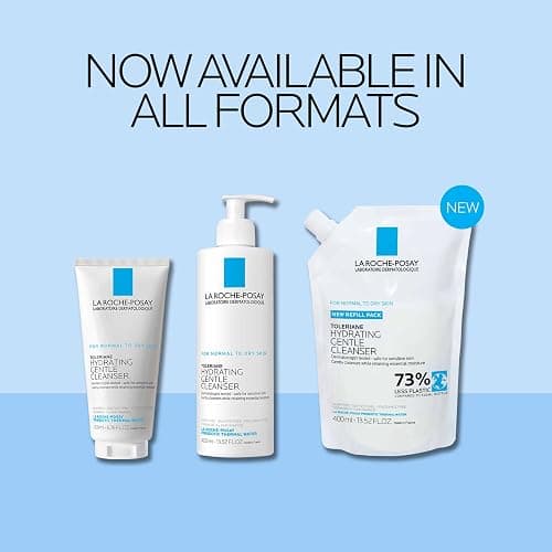 La Roche-Posay Toleriane Hydrating Gentle Facial Cleanser, with Niacinamide | Face cleanser with niacinamide & ceramides, safe for sensitive skin. Daily face wash for normal to dry skin, fragrance free. thumbnail 9