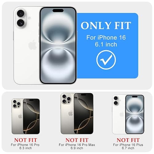 Pepmune for iPhone 16 Case, Curly Wavy Frame Hard Translucent Matte Clear Back Cover for Women Men Compatible with Magsafe TPU Bumper Shockproof Drop Protection Phone Case for iPhone 16, Pink thumbnail 2