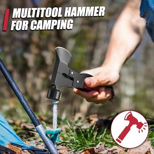 15 in 1 Multitool Axe Hatchet, Christmas Stocking Stuffers for Men Adults, Camping Accessories Survival Gear, Multi Tool for Camping Hiking Survival, Cool Gadgets Gifts for Men,Husband, Boyfriends thumbnail 5