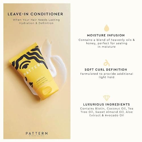 PATTERN Beauty by Tracee Ellis Ross Leave-In Conditioner 9.8 fl oz - Rich Moisture for Curly, Coily and Tight-Textured Hair, 3a to 4c thumbnail 2