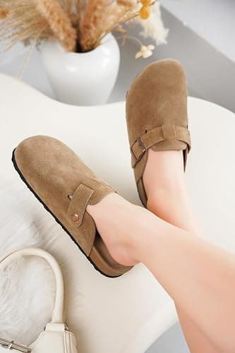 Project Cloud Genuine Leather Footbed Clogs for Women thumbnail 5