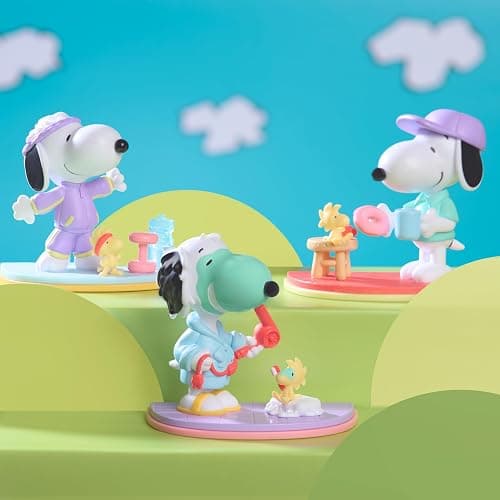 HAPPY HAUL Peanuts Mindful Mondays Collectible Figures, Surprise Collectible Toy Figure in Blind Box with Snoopy and Woodstock, 2.75 Inches Tall, Short-Run Drop, Ages 8 and up thumbnail 2
