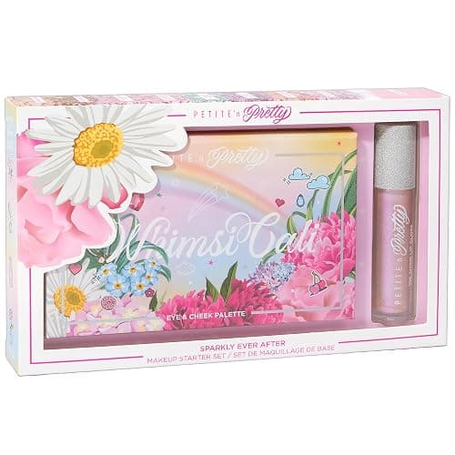 Petite 'N Pretty - WhimsiCali Eyeshadow & Cheek Makeup Palette and 10K Shine Lip Gloss Duo – Natural & Non-Toxic Face Makeup for Kids, Children, Tweens and Teens thumbnail 7