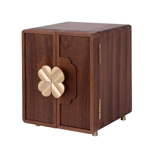 KAOTGOT Jewelry Box for Women Girls, Wooden Jewelry Box Organizer Functional With Drawers, 5 Layers Jewelry Storage Organizer for Earring, Ring, Necklace, Bracelets - Image 1