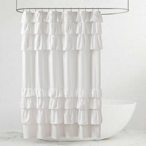  White Shower Curtain thumbnail 11