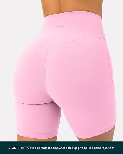 PAVOI ACTIVE Yoga Shorts for Women High Waisted Gym Shorts Buttery Soft Biker Workout Shorts 4" & 6" Compression Fit thumbnail 3