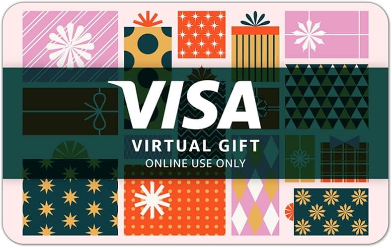 Visa Virtual $50 eGift Card (plus $4.95 Purchase Fee) - For Online Use Only - Image 1