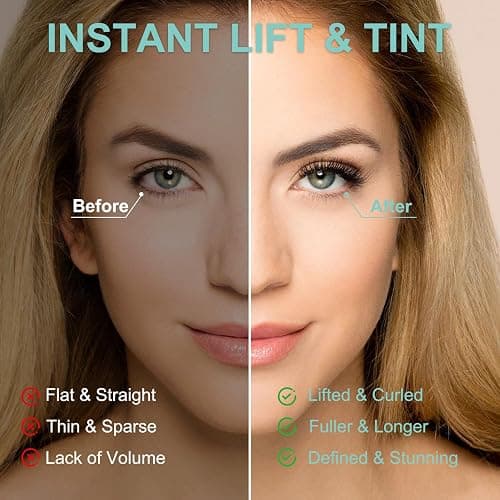 Lash Lift Kit, Eyelash Lift Kit, Lash Perm Kit for Long-Lasting Curl, Eyelash Lift & Color, Professional & Beginner Friendly Eyelash Perm Kit for Salon or At-Home Use thumbnail 3