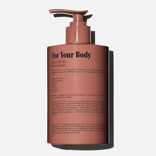 Nécessaire The Body Lotion with Pump – Olibanum Scented Body Moisturizer with Peptides, Niacinamide, Vitamins C/E & Omega 6/9 – Firming Daily Hydration – Dermatologist-Tested, Vegan – 15.2 oz thumbnail 2