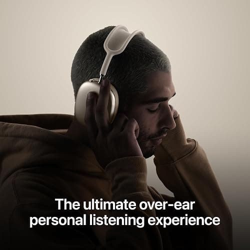 Apple AirPods Max Wireless Over-Ear Headphones, Pro-Level Active Noise Cancellation, Transparency Mode, Personalized Spatial Audio - Midnight with AppleCare+ (2 Years) - USB-C - Midnight - With AppleCare+ (2 Years) thumbnail 3