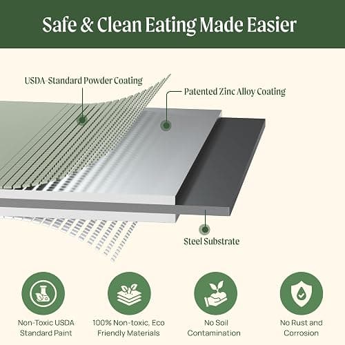Vego garden Raised Garden Bed Kits, 17" Tall 9 in 1 8ft X 2ft Metal Raised Planter Bed for Vegetables Flowers Ground Planter Box-Modern Gray thumbnail 4