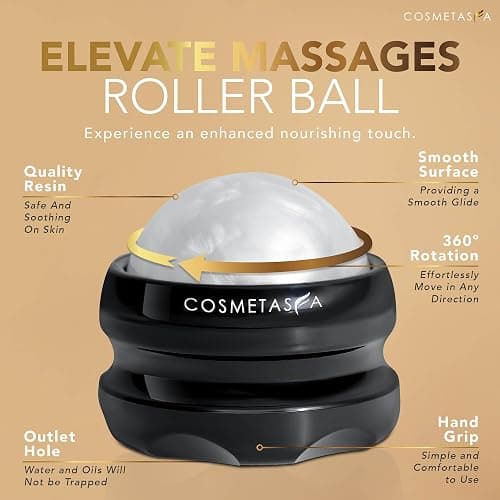 Cosmetasa Sore Muscle Massage Oil for Massage Therapy with Roller - All Natural, Cruelty-Free Massage Oils for Muscle Relaxing & Joint Comfort - Arnica Extract with Lavender & Chamomile Oil (8.8 oz) thumbnail 7
