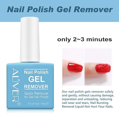 Nail Polish Remover, Magic Gel Nail Polish Remover Fast Remove Gel Nail Polish Within 2-3 Minutes, Quick & Easy Polish Remover, No Need For Foil, Soaking Or Wrapping thumbnail 3