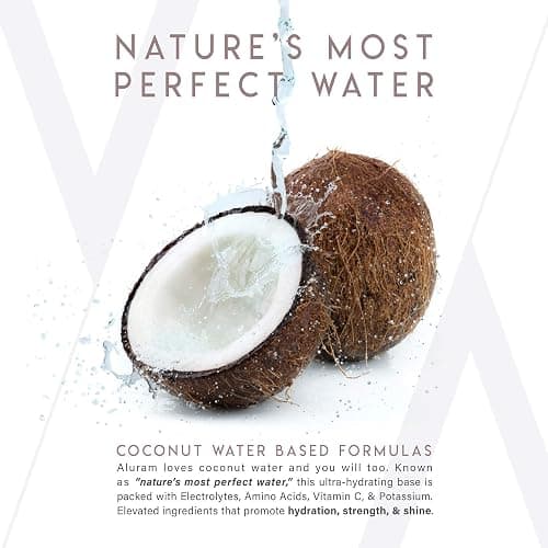 ALURAM Coconut Water Based Daily Hair Shampoo & Conditioner Set (2 sizes) thumbnail 2