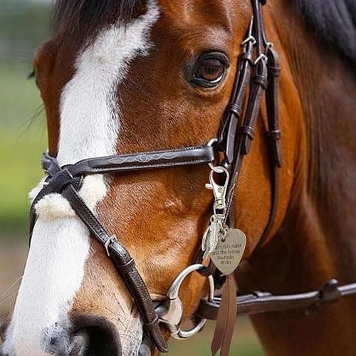 Protect This Rider and The Horse She Rode in On-Saddle Charm, Saddle Heart Charm, Equestrian Riding Gift,Horse Lovers Gifts thumbnail 2