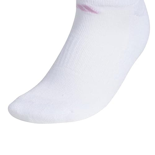 adidas Women's Athletic Cushioned 6-Pack No Show, Socks - No Show Socks for Secure Fit, Cushioned Comfort, Low Profile thumbnail 4