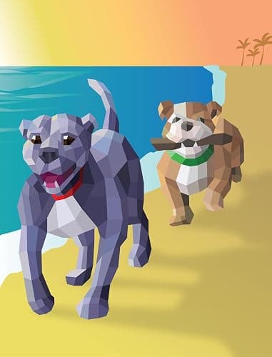 Paint by Sticker (Official): Dogs: Create 12 Stunning Images One Sticker at a Time! thumbnail 6