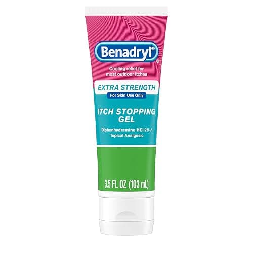 Benadryl Itch Relief Gel Extra Strength, 2% Diphenhydramine HCl, 3.5 fl. Oz - Image 1